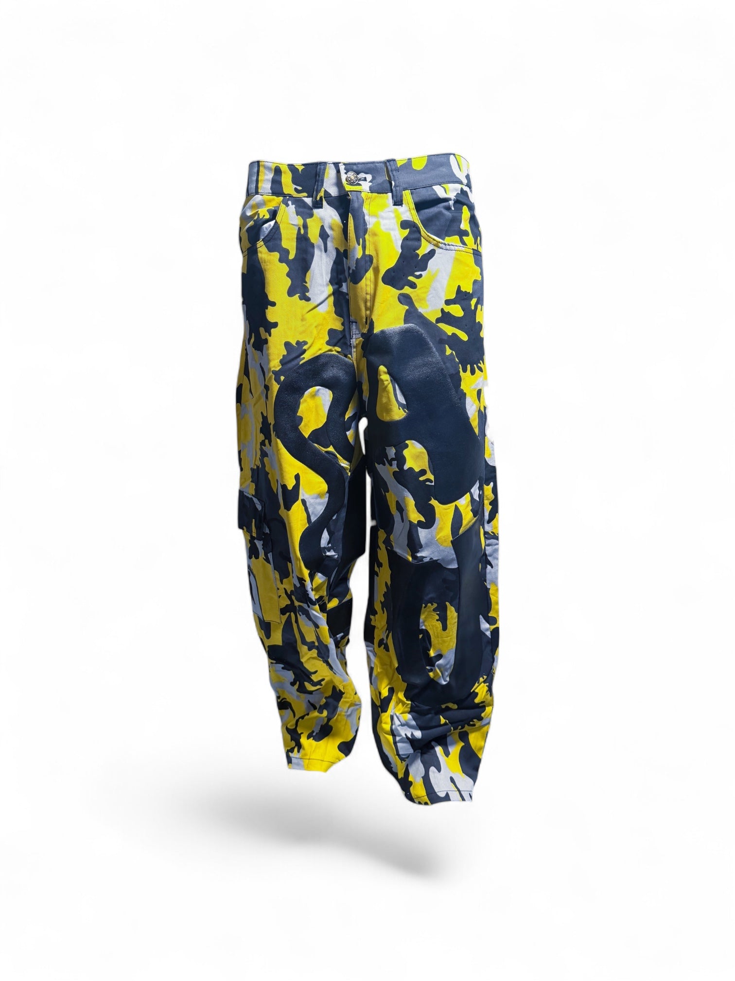 A.W.O.L Yellow Camo Cargo