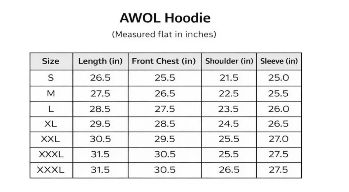 A.W.O.L Stealth Hoodie
